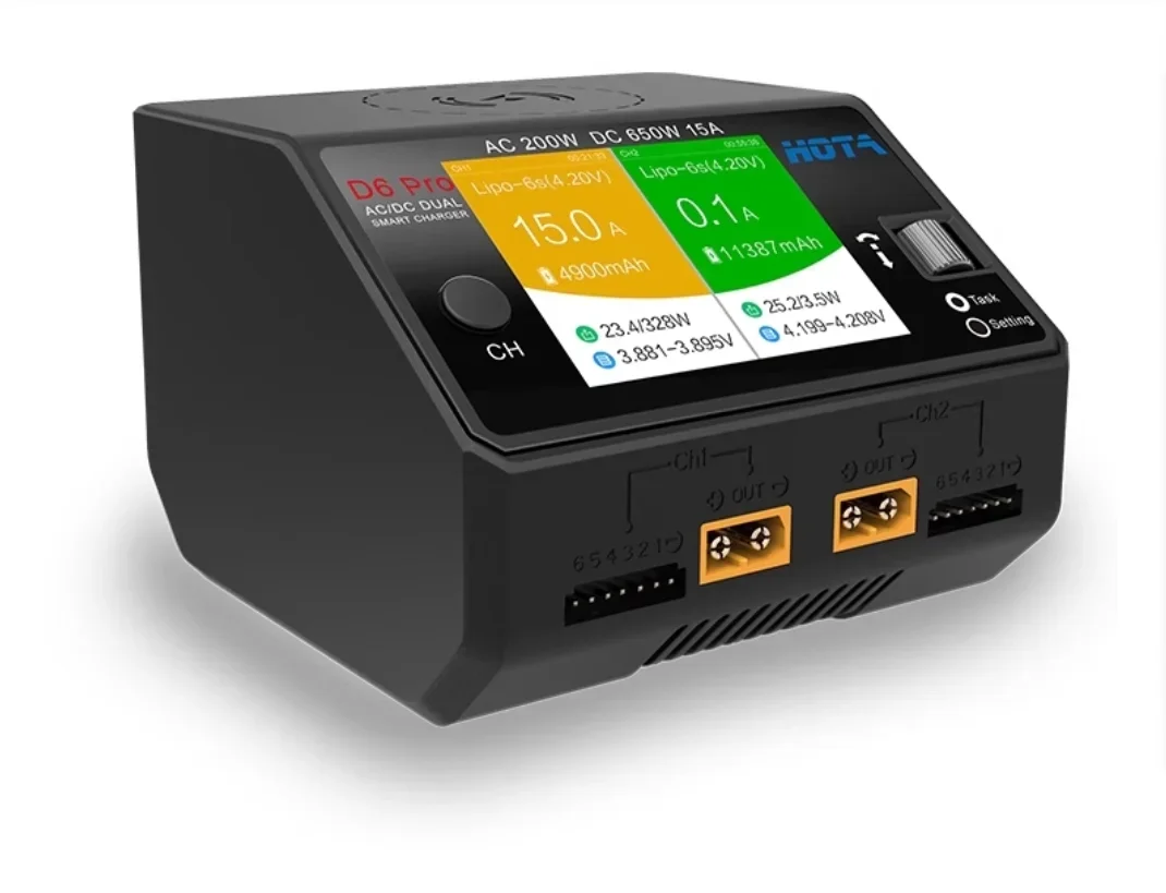 HOTA D6 Pro AC/DC Dual Channel - Hota D6 Pro Dual Lipo Charger ulasan dan harga