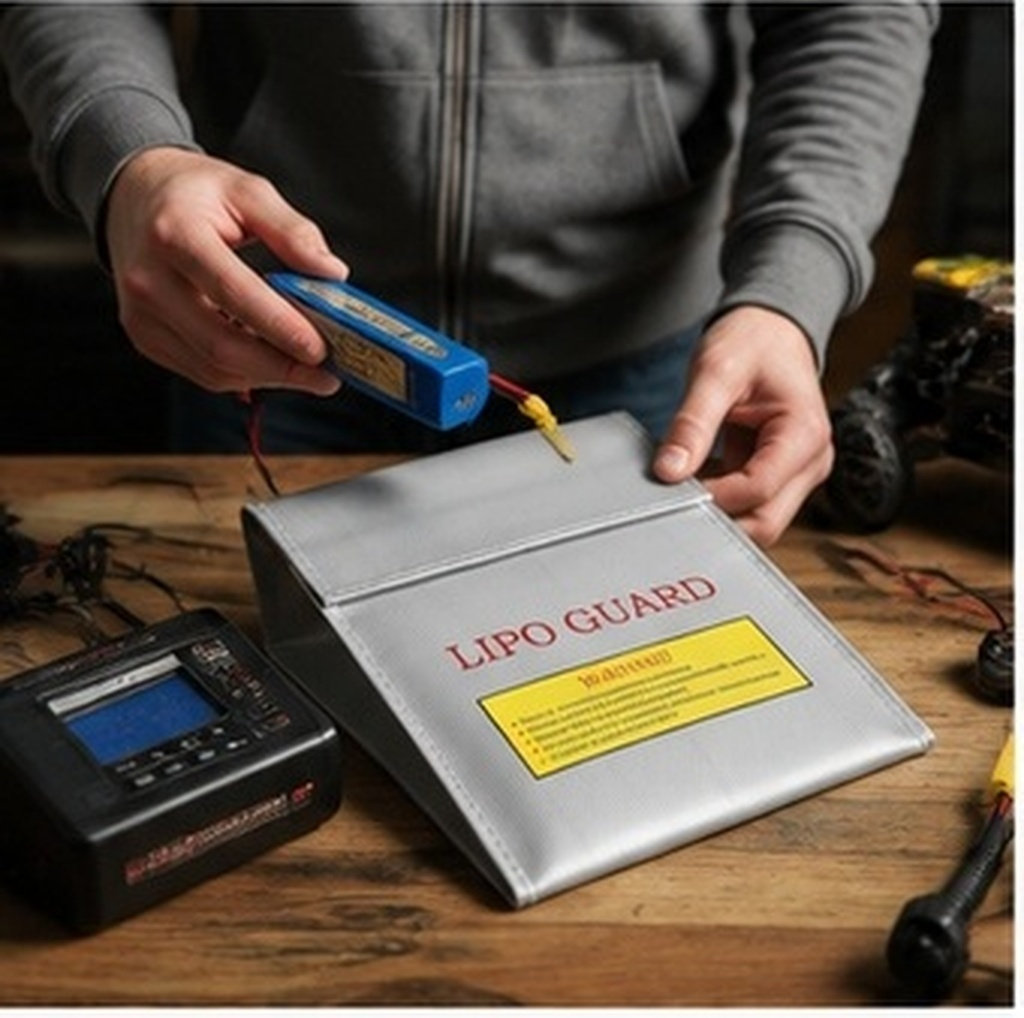 Rc Lipo Battery Fireproof Safe - Lipo Battery Fireproof Safety Charge Box ulasan dan harga